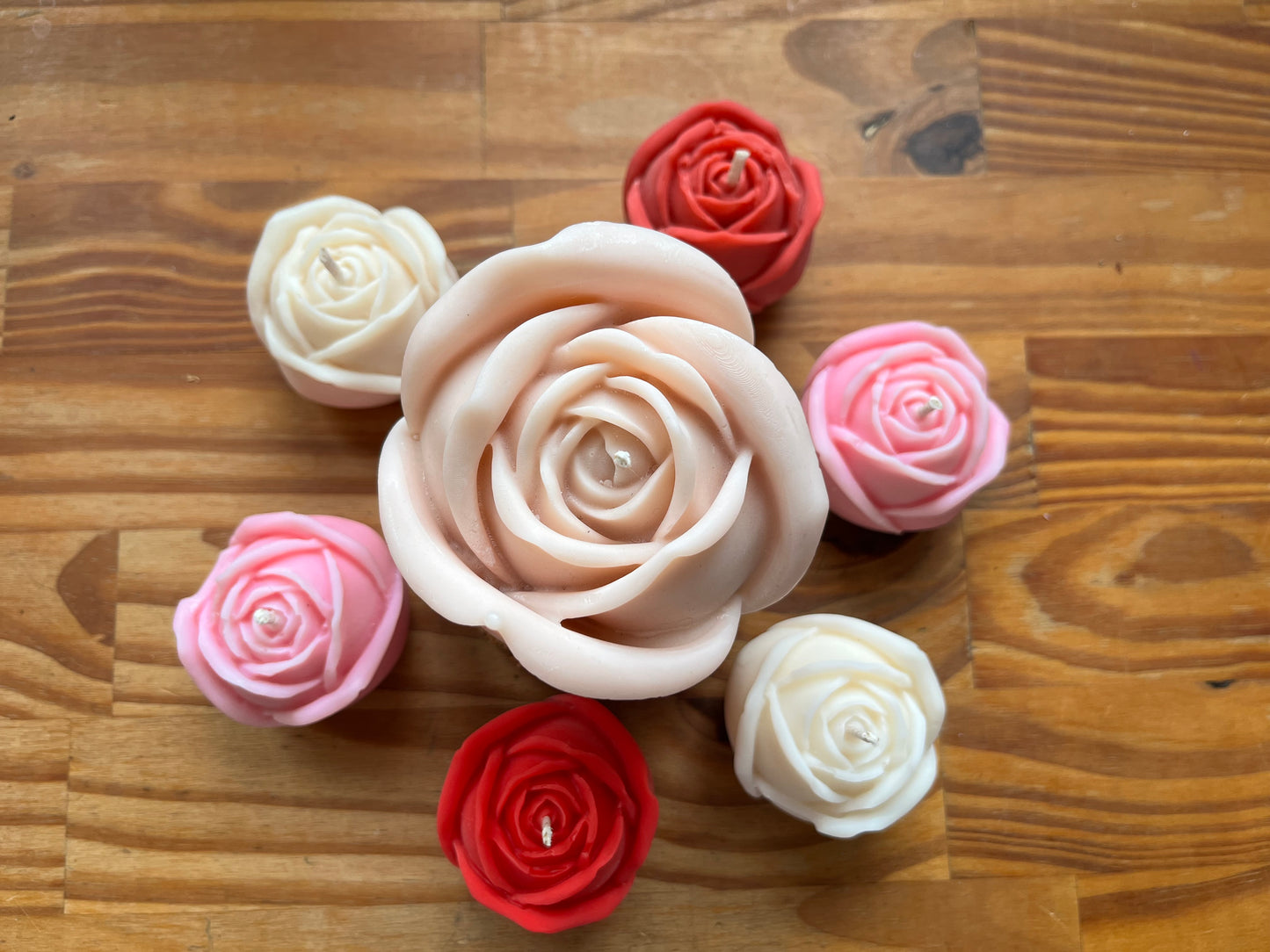 🌹 Petite rose - Bougie Moulée