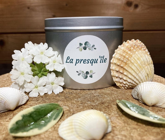🕯️ Presqu'ile - Bougie en Pot (Monoï-Noix de Coco)