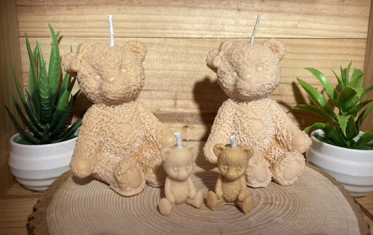 🧸 Ourson - Bougie moulée